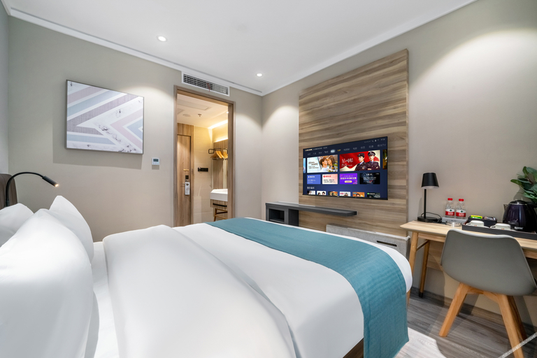 Bedroom 2, Borrman Hotel Suzhou North Railway Station Cailian Plaza, Suzhou