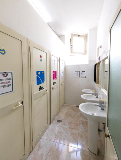 Bathroom 5, Naples Pizza Hostel, Napoli