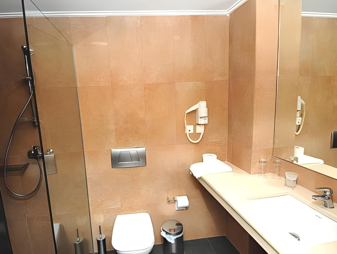 Bathroom 2, Aphrodite Hotel, North Aegean