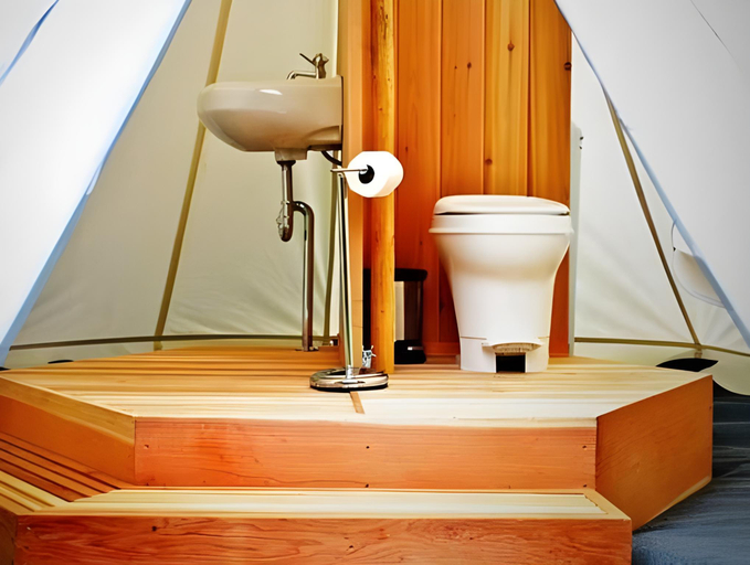 Bathroom 3, Under Canvas Moab, Grand