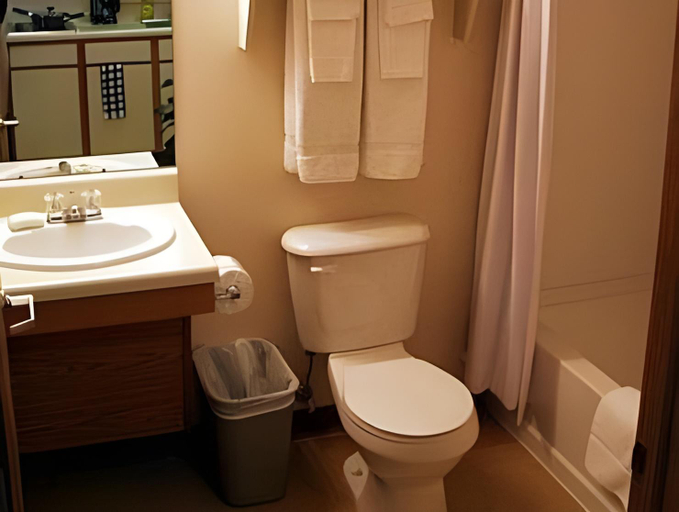 Bathroom 4, WoodSpring Suites Bentonville, Benton