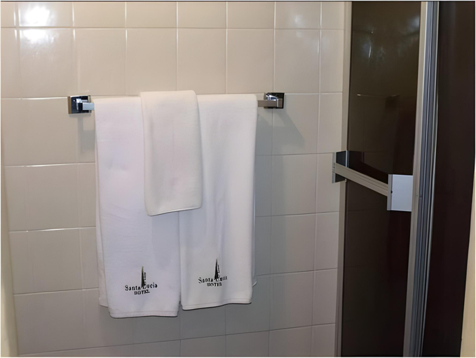 Bathroom 3, Hotel Santa Lucia del Bosque, San Luis Potosí