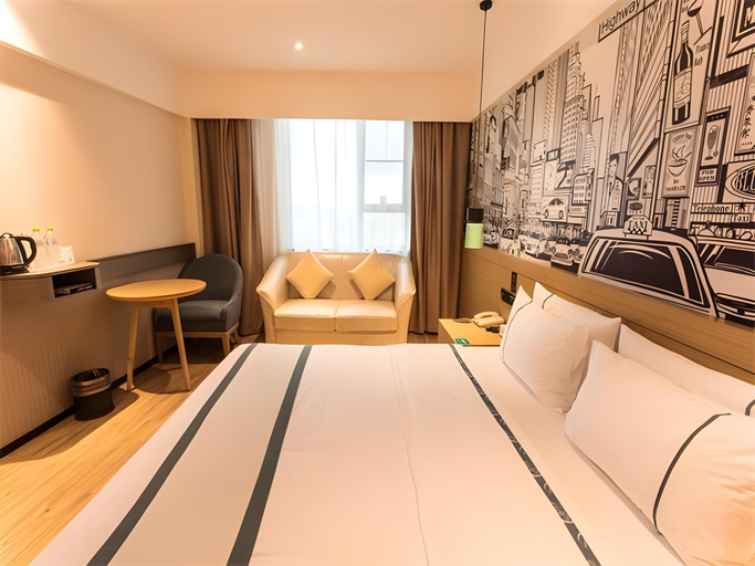 Bedroom 2, City Comfort Inn Lingshui Central Avenue Bus Station, Hainan