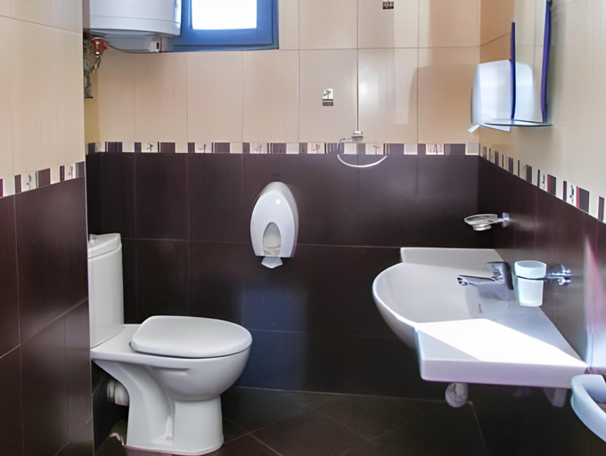Bathroom 3, Afrodita Hotel, Tsarevo