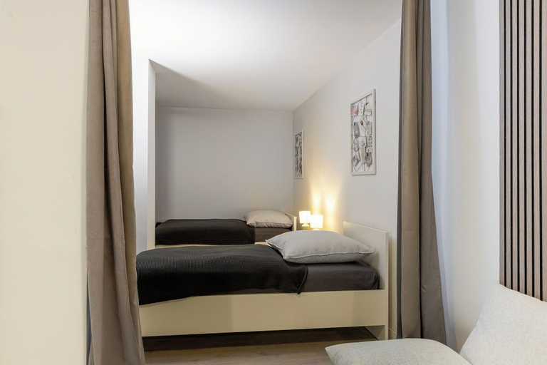 Bedroom 3, Apart Brunnen Bremerhaven, Bremerhaven