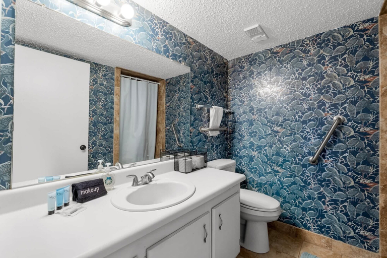 Bathroom 5, By the Wave Side Oceanfront!, Bay