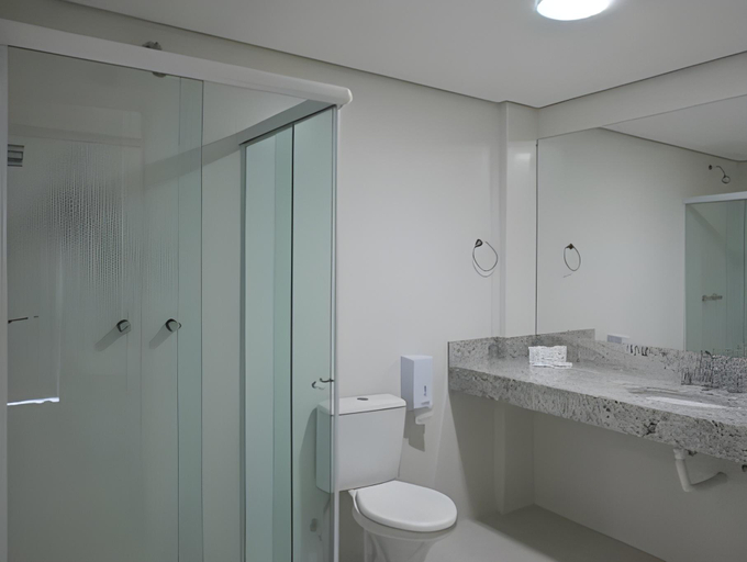 Bathroom 4, Hotel Porto Sol Beach, Florianopolis