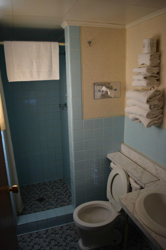 Bathroom 3, Mid-City Motel, Chippewa