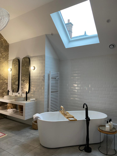 Bathroom, La Suite Arbane - chambre d'hotes avec sauna chez le vigneron, Marne