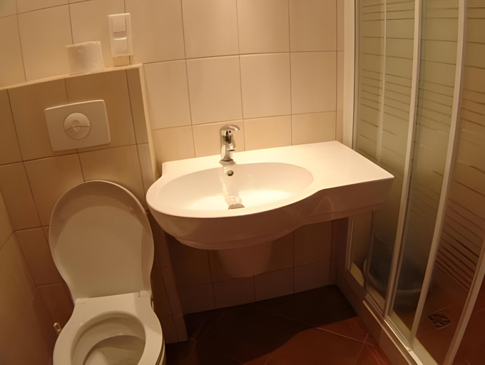 Bathroom 3, Papaj Resort - 150 metrow od morza, Puck