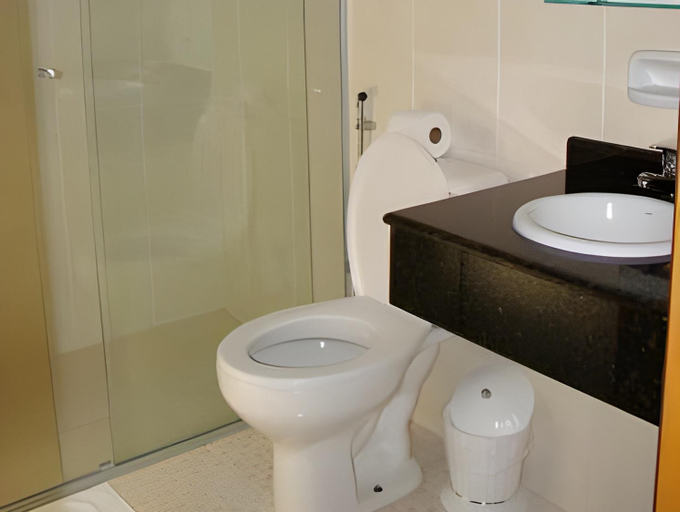 Bathroom 2, Hotel Pousada Iracemar - Piscina Aquecida, Guarujá