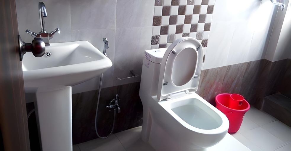 Bathroom 5, Metro Eco Hotel, Bagmati