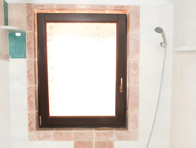 Bathroom 4, Boryana Hotel, Burgas