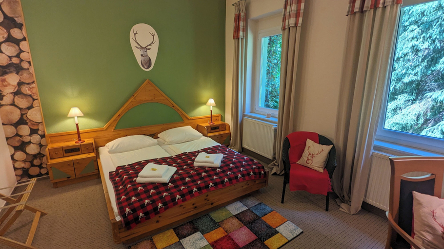 Bedroom 3, Naturhotel Forsthaus, Erzgebirgskreis