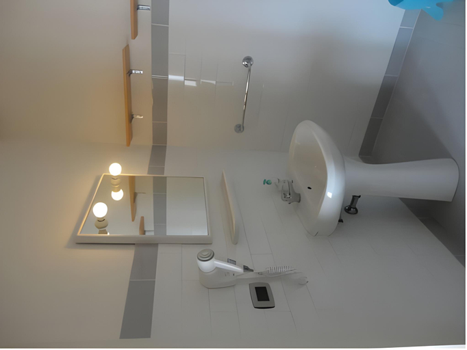 Bathroom 2, Alloggio Cavour, Ferrara