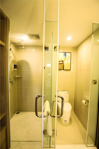 Bathroom 3, Echarm Hotel Hefei Binhu Exhibition Center, Hefei