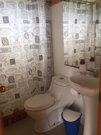Bathroom, Cabañas del Faro, Curicó