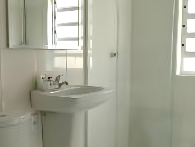 Bathroom, Hotel Sandrini, Tubarão