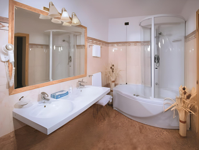 Bathroom 5, ルビノ エグゼクティブ(Hotel Rubino Deluxe), Trento