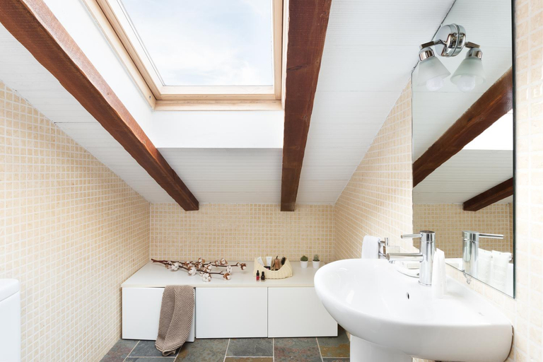 Bathroom 2, Carretas Attics Apartments, Madrid