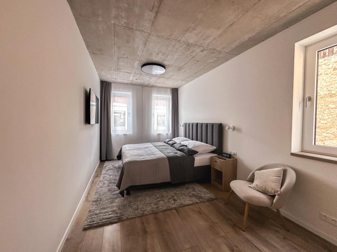 Bedroom, CASTLE apartments - City Center, Levoca