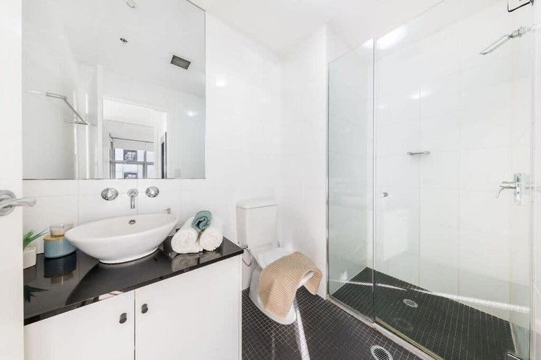 Bathroom, A Comfy 2BR Apt, Amazing View of Darling Harbour, Sydney