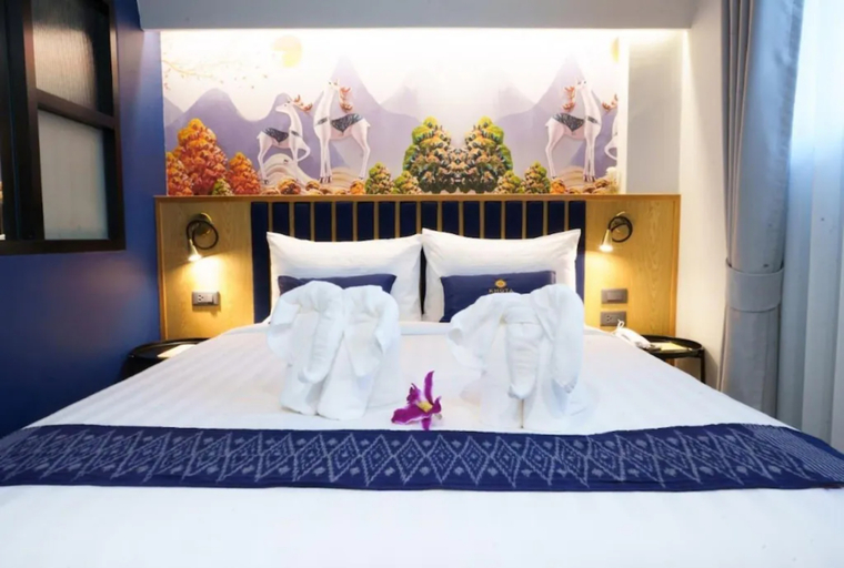 Bedroom 3, Khota Hill Hotel Nakhon Phanom, Muang Nakhon Phanom
