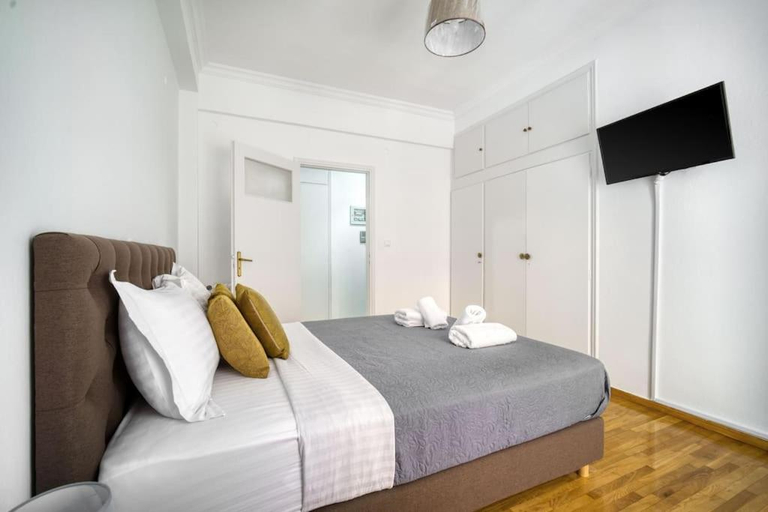 Bedroom 2, Sunny 2 bedroom cozy apartment, view of Parthenon, Attica