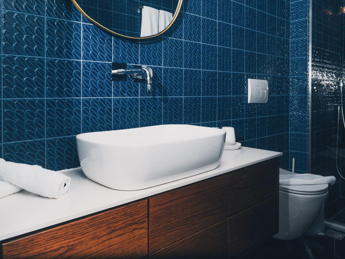 Bathroom, BLUE LUXURY SUITES, Epirus