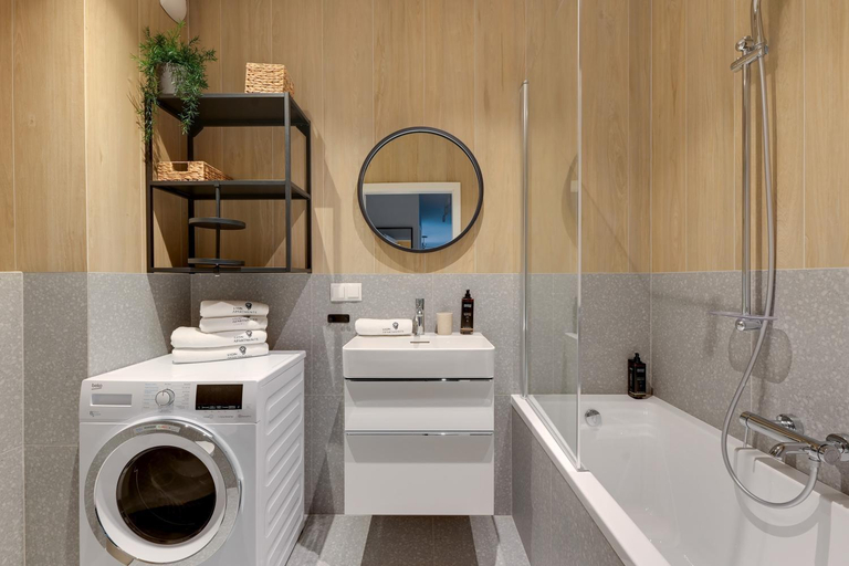 Bathroom 2, Scala Premium Apartments with Parking by Lion Apartments, Gdańsk City