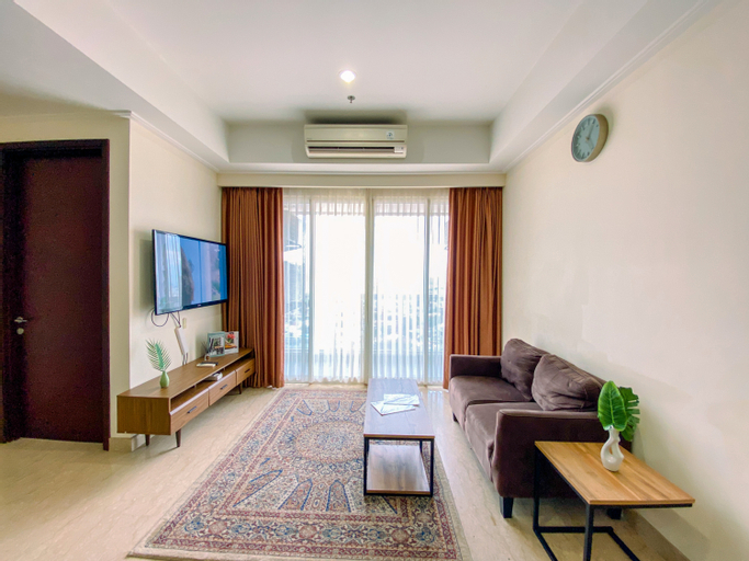 Spacious 3BR with Private Lift at Menteng Park Apartment By Travelio, Central Jakarta