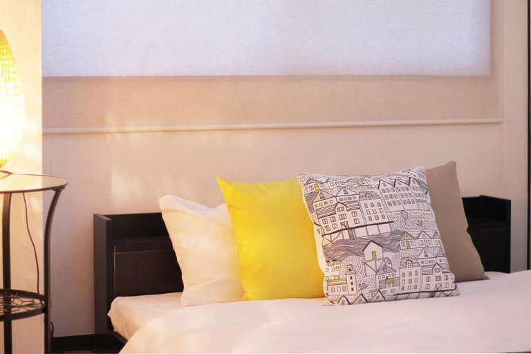 Bedroom 1, Mitao bld - Huge 3 bedroom Apt 4mins walk PeacePark 6ppl, Hiroshima