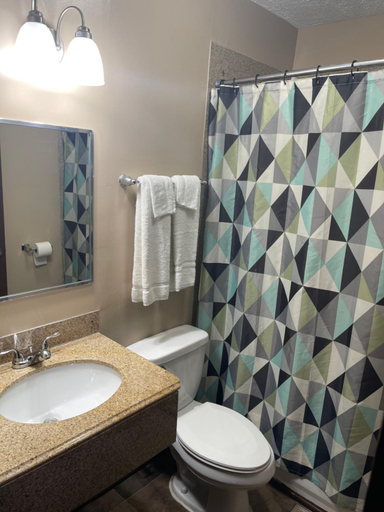 Bathroom 2, Economy Inn Suites Ashtabula, Ashtabula