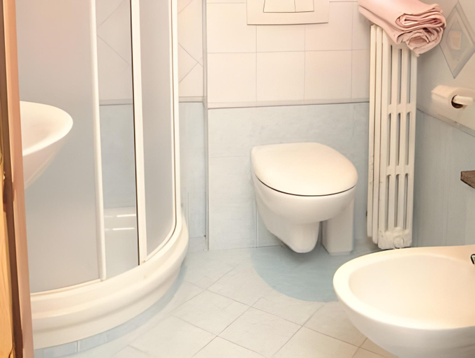 Bathroom 4, Hotel Des Roses, Aosta
