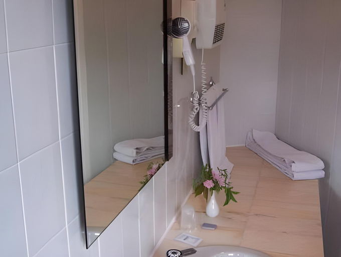 Bathroom 3, Hotel Restaurant Les Glycines, Haute-Loire