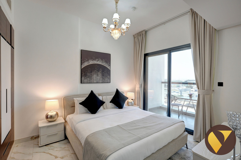 Bedroom 3, Vogue | Olivz Residence by Danube Near Dragon Mart, Dubai