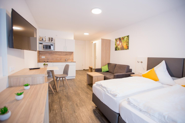 Bedroom, Schoko-Apartments mit Bad & Kuche, Ostalbkreis