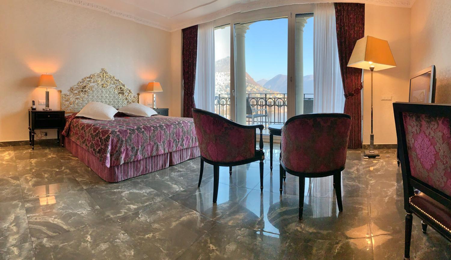 Bedroom 3, Continental Parkhotel, Lugano