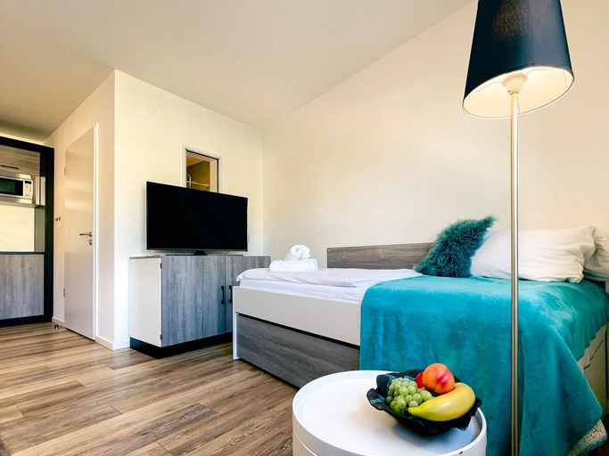 Bedroom 2, Stilvolles Apartment mit Parkplatz | barrierefrei, Darmstadt-Dieburg