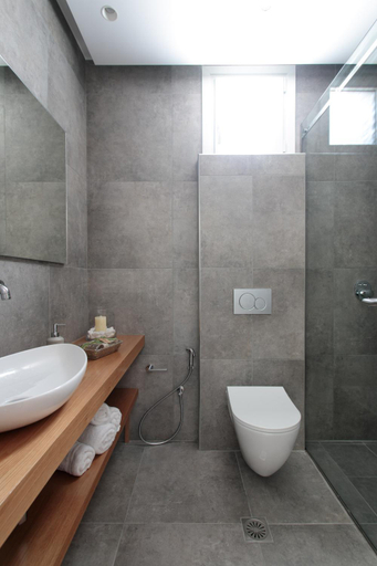 Bathroom 3, Cedar Forest Alyko Oceanfront 4BR Villa with Private Heated Pool & Beach Access, South Aegean