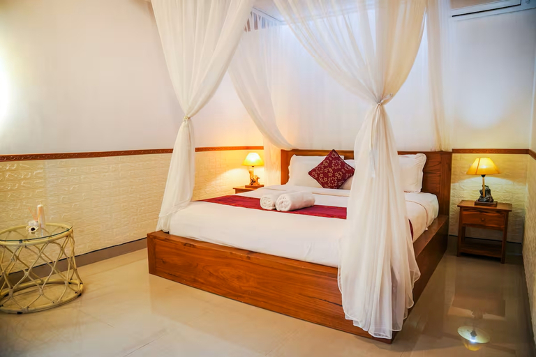 Bedroom 3, Villa Eden: Unwind in 2BDR with Prv Pool & Kitchen, Gianyar