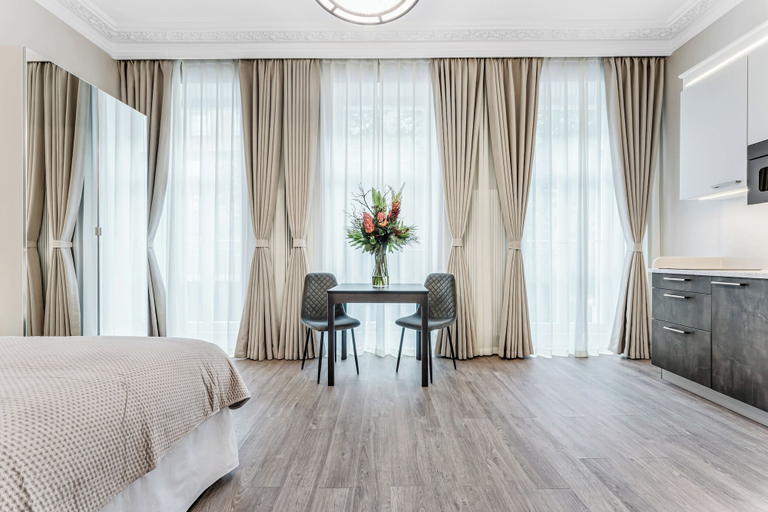 Bedroom 2, Cleveland Residences Bloomsbury, London