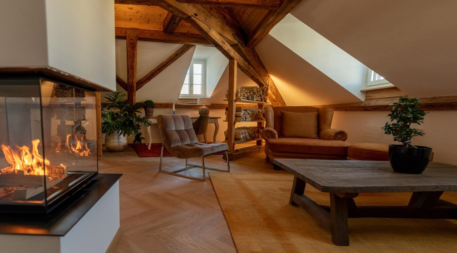 Bedroom 3, Moderne Altbauwohnung im Zentrum von Bern mit Wellness, Bern