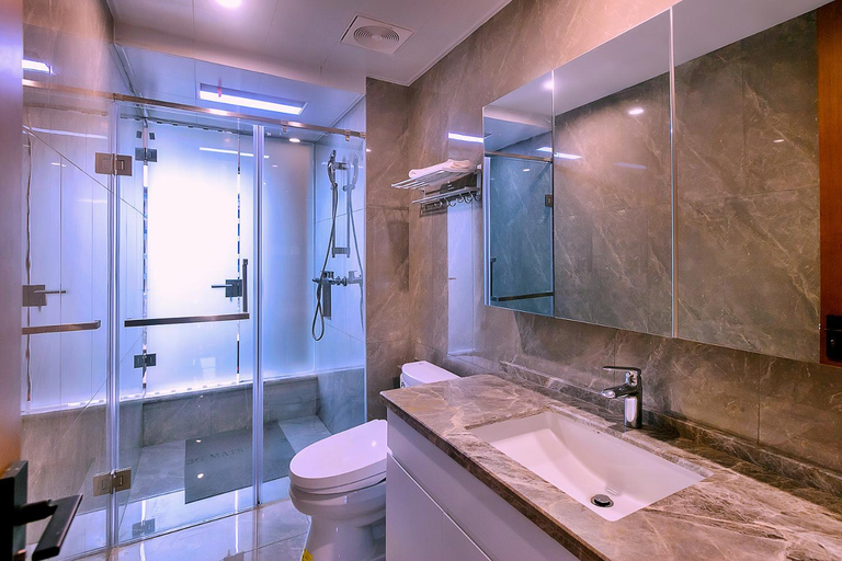 Bathroom 2, Mayu Valley Hot Spring Homestay, Baoshan