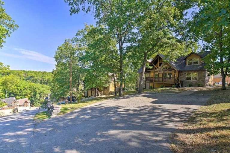 Exterior & Views 1, Cozy 'Rustic River Lodge' Near SDC with Pools!, Stone