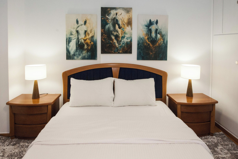 Bedroom 4, Stylish Renovated 2 Bd Apt in Exarcheia, Attica