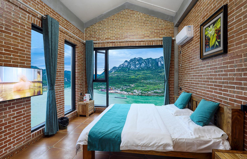 Bedroom, Yichang Leisurely River View Inn - Three Gorges Branch, Yichang