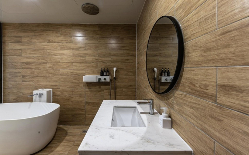 Bathroom 5, Brown Dot Hotel Jeonggwan, Gijang