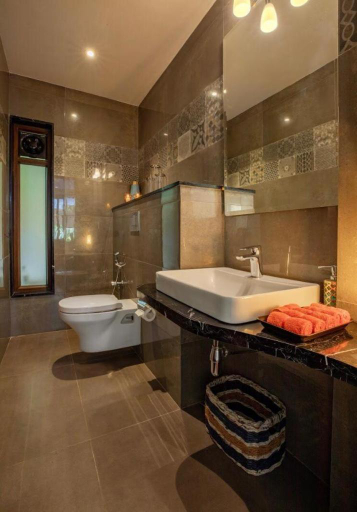 Bathroom, Frangipani Villa, North Goa