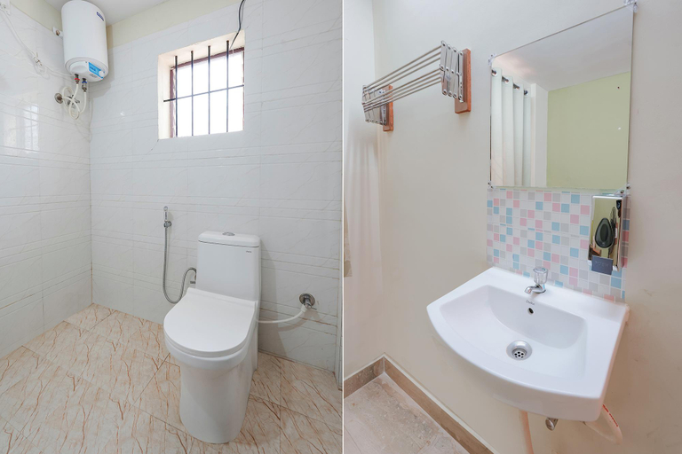 Bathroom 4, FabHotel La Palma Suites - Nr. RMZ Eco world, Bangalore